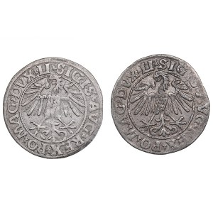 Poland-Lithuania 1/2 grosz 1548, 1549 (2)