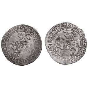 Poland-Lithuania 1/2 grosz 1557, 1558 - Sigismund II Augustus (1545-1572) (2)