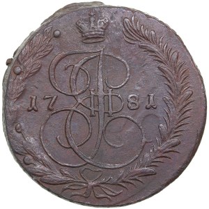 Russia 5 kopecks 1781 EM