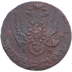Russia 5 kopecks 1783 EM