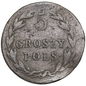 Russia, Poland 5 Grosz 1818 IB