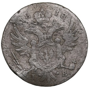 Russia, Poland 5 Grosz 1818 IB