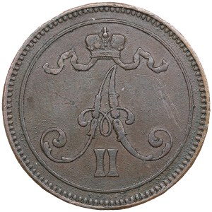 Russia, Finland 10 pennia 1866