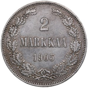 Russia, Finland 2 markkaa 1905 L