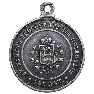 Russia medal - 200th Anniversary annexation of Estonia 1910