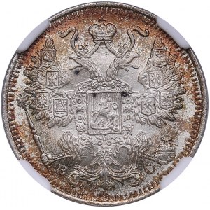 Russia 15 kopecks 1915 BC - NGC MS 66