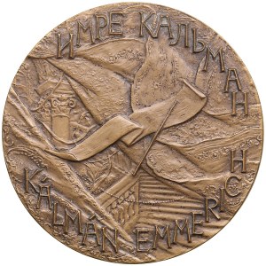 Russia, USSR table medal 100 years since the birth of Emmerich Kálmán 1983