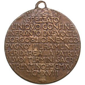 Italy - 1st Armys commemorative medal 1918