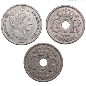 Lot of coins: Denmark (3)