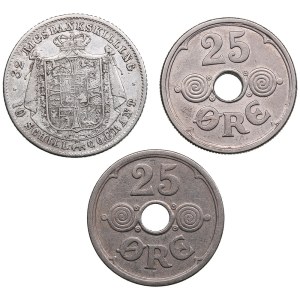 Lot of coins: Denmark (3)
