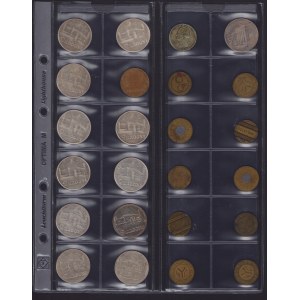 Coin Lots: Estonia, USA, zetons (24)