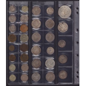 Coin Lots: Russia, USSR, Germany, Sweden, Austria, Mexico (33)