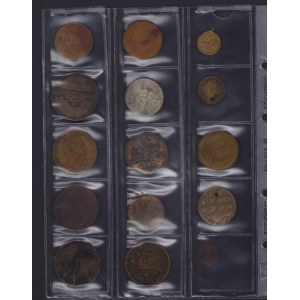Lot of medals, tokens (15)
