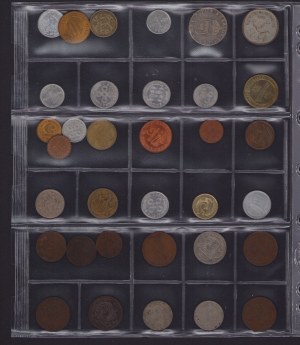 Coin Lots: Finland, Sweden, Latvia, Estonia, Jugoslavia, Czechoslovakia, Belgium, Cypros (34)