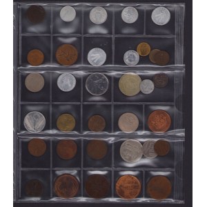 Coin Lots: Italy, Sweden, Latvia, Finland, Germany, France, Belgium, Nigeria, Czechoslovakia, etc (34)