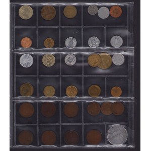 Coin Lots: Latvia, Estonia, Cypros, Germany, Lithuania, Poland, Sweden, Belarus, Czechoslovakia, France, etc (33)