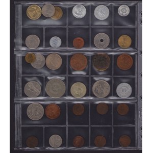 Coin Lots: Germany, Italy, Cyprus, Nigeria, Czechoslovakia, Belgium, India, Romania, Sweden, Latvia, Denmark, etc (32)