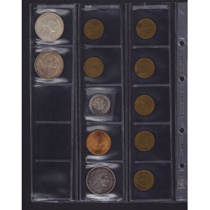 Coin & token Lots: Latvia, Russia, Finland, France (12)