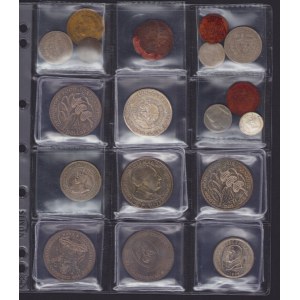 Coin Lots: Jamaica, Uruguay, Costa Rica, Caribbean, Mexico, USA, etc (18)