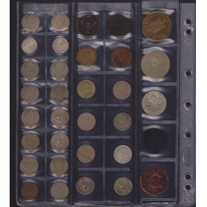 Coin Lots: Russia, USSR, Sweden, Great Britain, Lithuania (33)