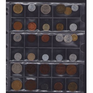Coin Lots: UK, Czechoslovakia, France, Estonia, Finland, Russia, Sweden, Latvia, Germany, etc (32)