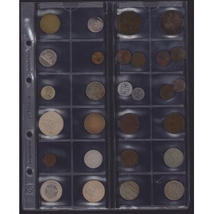 Coin lots: Russia, USSR, Finland, Portugal, Estonia, Canada, Great Britain (28)