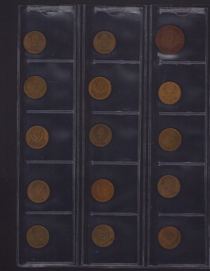 Coin Lots: Russia USSR 3 kopecks (15)