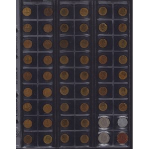 Coin Lots: Russia USSR, Germany, Romania, Czechoslovakia (54)