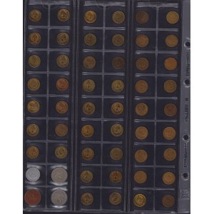 Coin Lots: Russia USSR, Germany, Romania, Czechoslovakia (54)