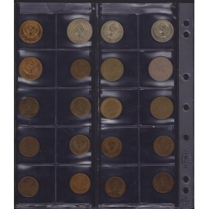 Coin Lots: Russia USSR, Finland, Denmark, Czechoslovakia (20)