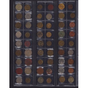 Coin Lots: Russia USSR, Poland, Finland, UK, Germany, Spain, Belgium (54)