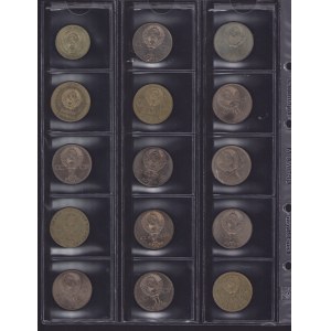 Coin Lots: Russia USSR 1 rouble (15)