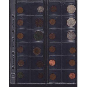 Coin Lots: Russia, USA, Sweden, UK, etc (24)