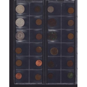 Coin Lots: Russia, USA, Sweden, UK, etc (24)