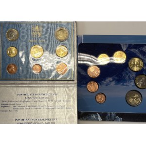 Euro coin collections Vatican 2012 & Andorra 2014 sets