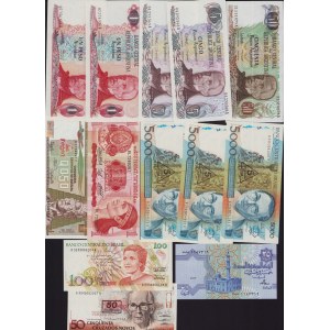 Lot of World paper money: Brazil, Guatemala, Egypt, Honduras, Argentina (13)