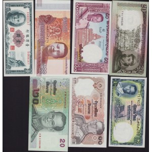 Lot of World paper money: Cambodia, Laos, Portugal, Timor (18)
