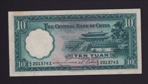 China 10 yuan 1936