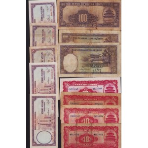 Lot of World paper money: China (12)