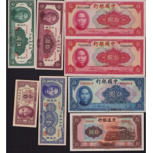 Lot of World paper money: China (8)