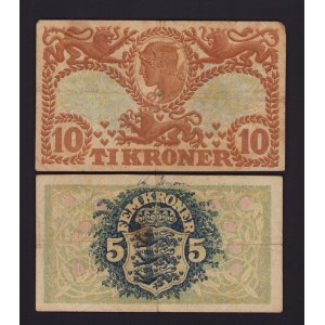 Denmark 5 & 10 kroner 1942 (2)