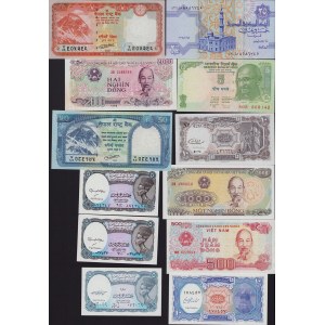 Lot of World paper money: Egypt, Nepal, Viet Nam, India, Belarus (27)
