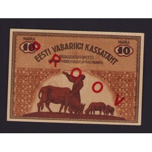 Estonia 10 marka 1919 - Specimen