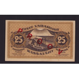 Estonia 25 marka 1919 - Specimen