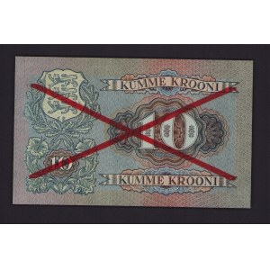 Estonia 10 krooni 1928 - Specimen