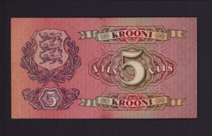 Estonia 5 krooni 1929