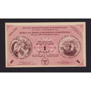 Estonia, Germany woven fabric item certificate - 1 Punkt 1945