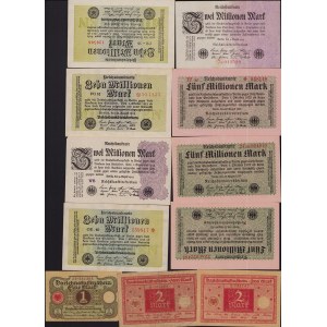 Lot of World paper money: Germany (25)