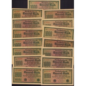 Lot of World paper money: Germany (32)
