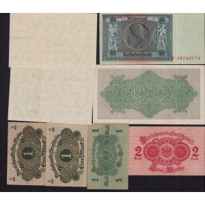 Lot of World paper money: Germany (8)